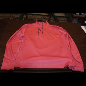 Vineyard Vines 1/4 zip pink 100% polyester